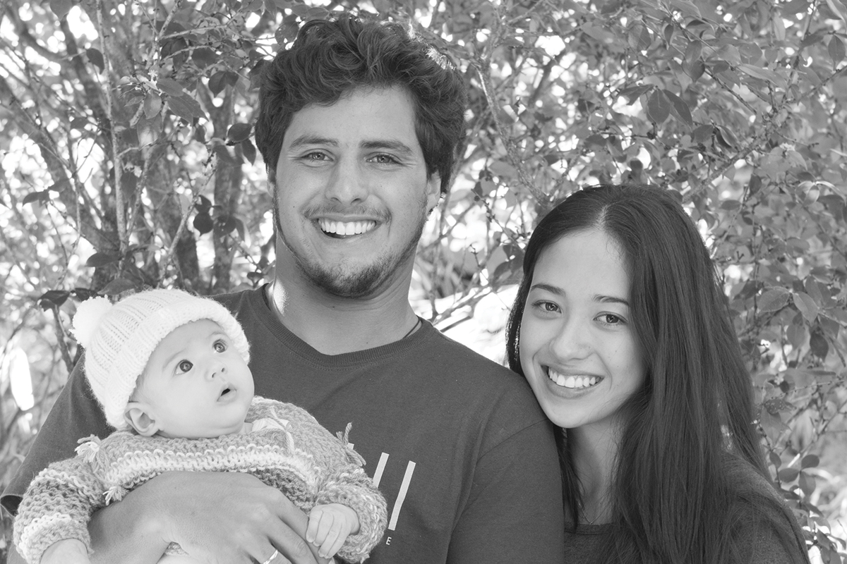 Malia, Ian e Mayara.