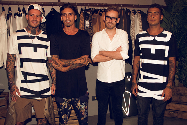 Mateus Verdelho, Mateus Lee Harris, Douglas Harris, Rafael Costa ( Donos das marcas,UNDER E OLIV) copy
