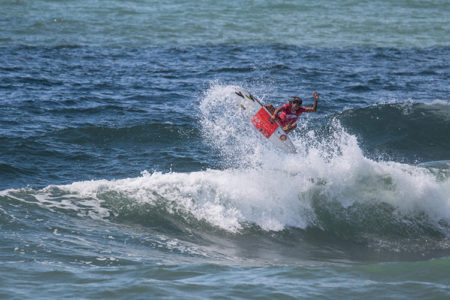 Silvana Lima, escalada para as quartas de final do QS 1500 Praia do Forte. Crédito: Luca Castro