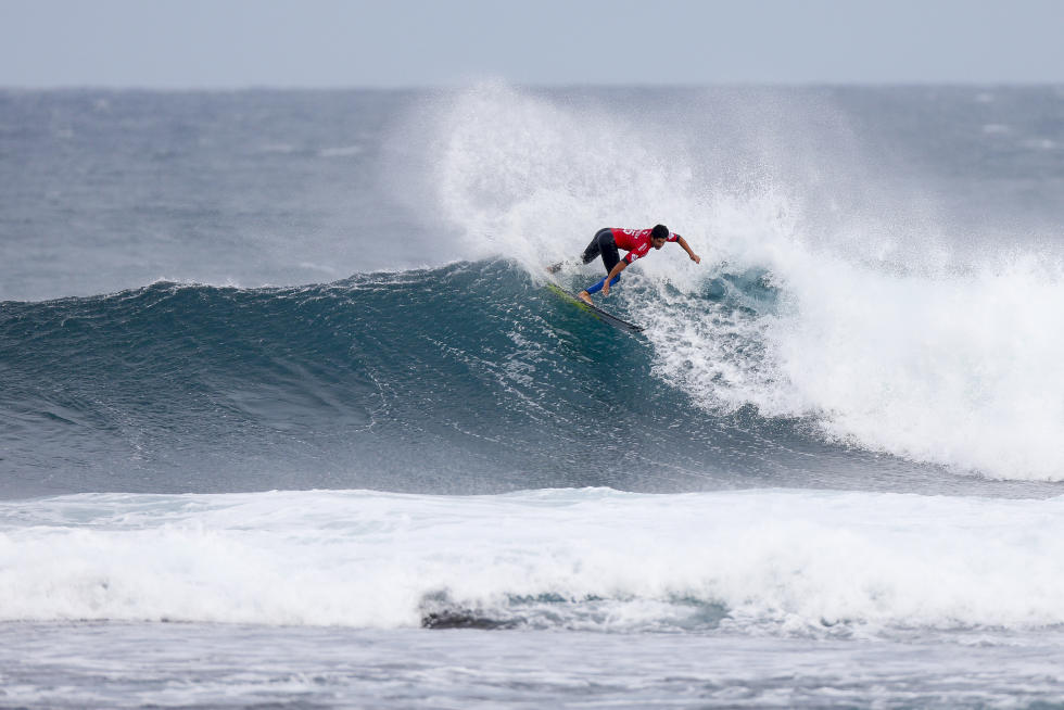 Potiguar Italo Ferreira foi barrado na semifinal do evento, 16.27 de Sebastian contra 13.37. Foto: WSL