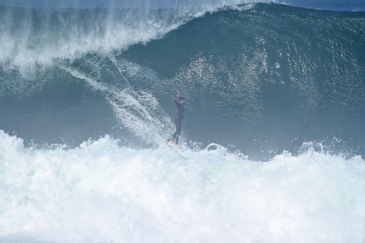 Gabriel em sessão de treinos para o Billabong Pro Teahupoo. Foto: Munie El Hage / FMA Notícias