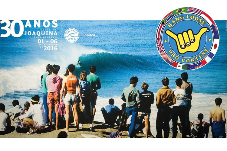 Cartaz do Hang Loose Pro Joaquina. Foto: Divulgação