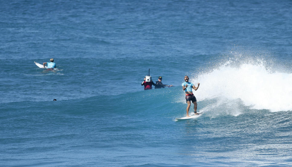 Jadson André foi o melhor brasileiro em Sunset; chegou até a semi. Foto: WSL