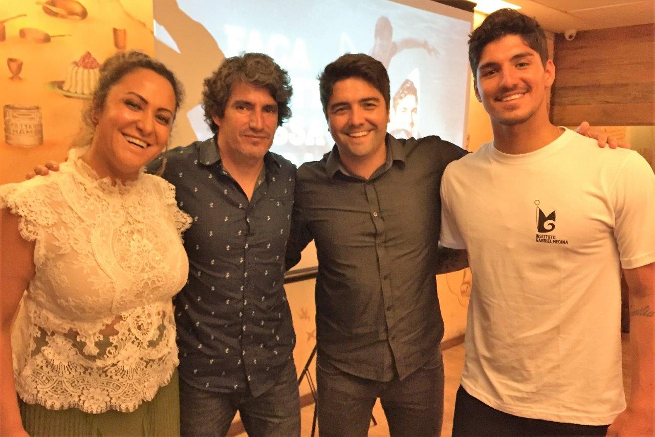 Família Medina: Simone, Charles e Gabriel. Foto: Divulgação