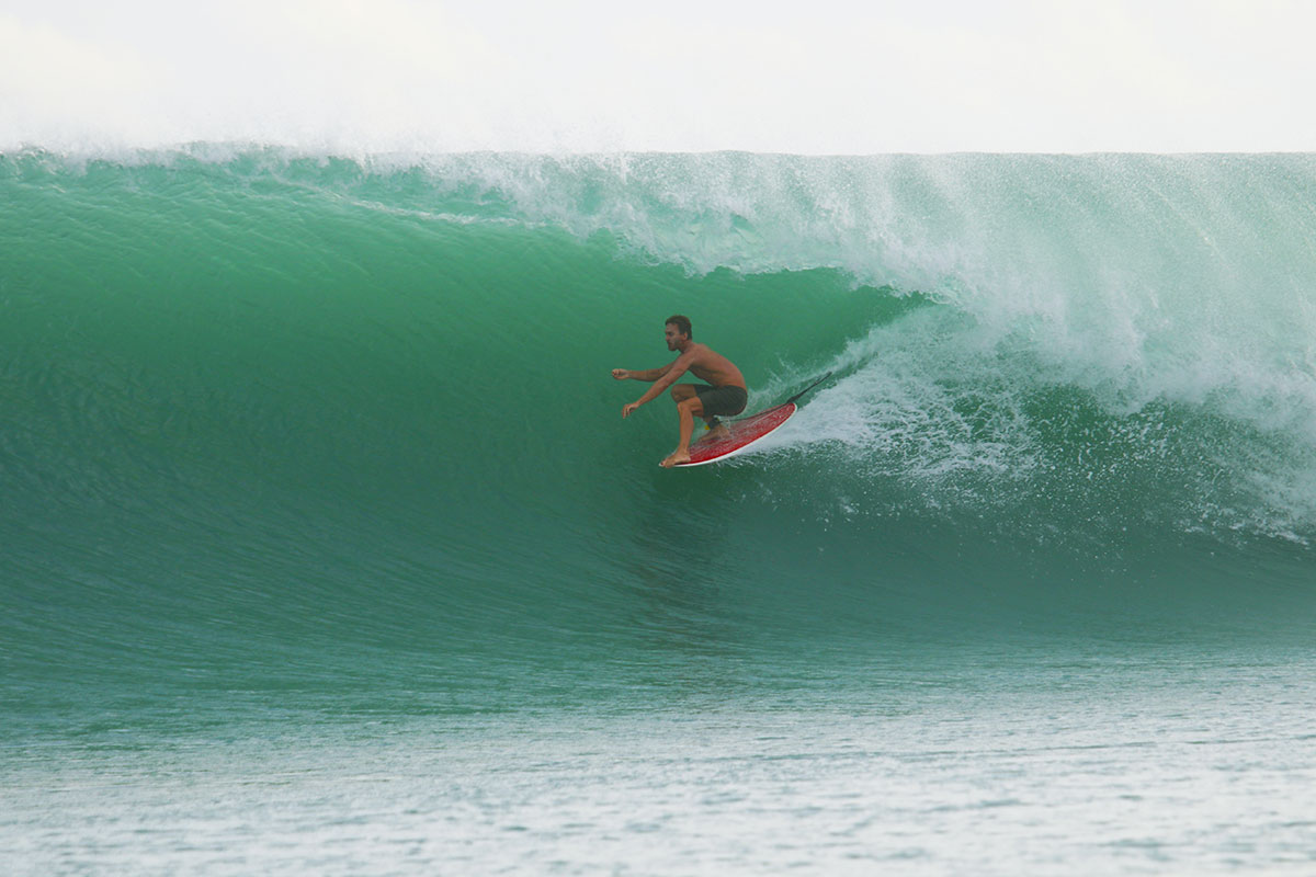 Midway, pela Seventy Surfboards, de Santos, SP. Foto: Arquivo pessoal