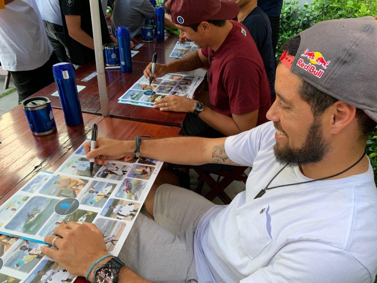 Adriano de Souza e Miguel Pupo em evento Nossolar