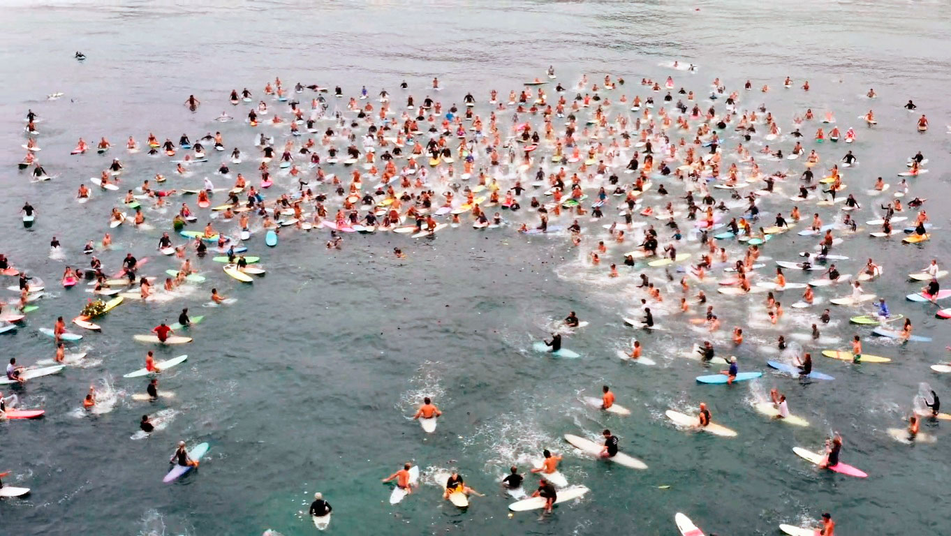 Paddle out for Blake