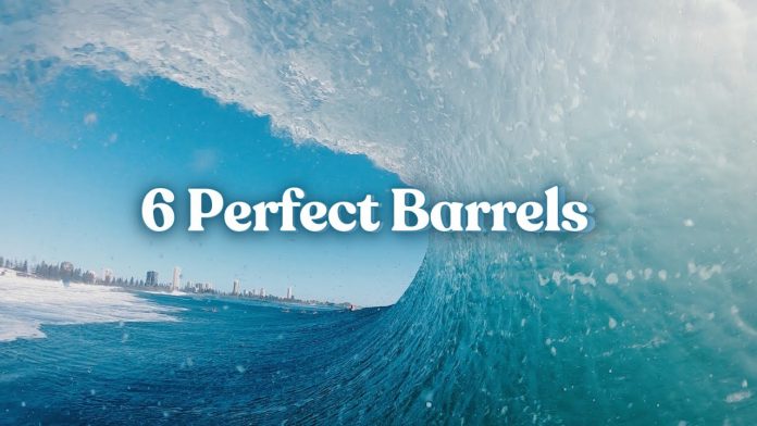 6 tubos perfeitos na Gold Coast