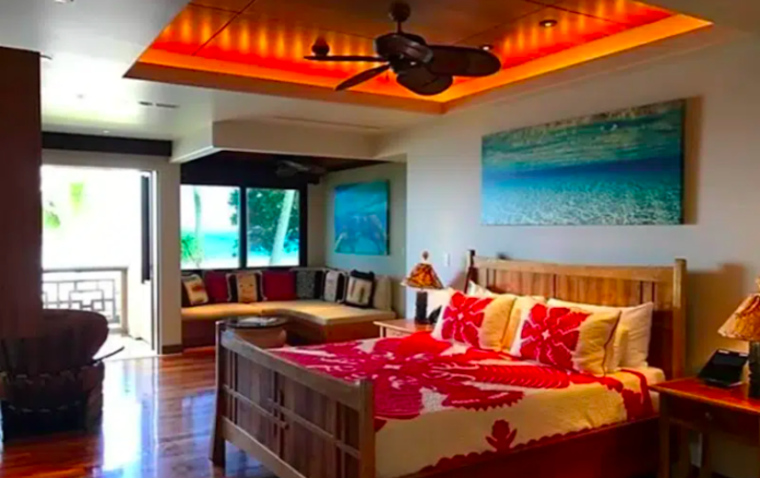 Mansão de Kelly Slater no Havaí disponível para locação. É uma casa de 2.438 metros quadrados à beira-mar em Haleiwa